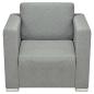 Preview: Sessel Hellgrau Stoff