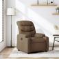 Preview: ARDEBO.de - Relaxsessel Braun Stoff