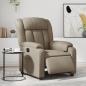Preview: ARDEBO.de - Relaxsessel Elektrisch Cappuccino-Braun Kunstleder