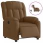 Preview: Relaxsessel Elektrisch Braun Stoff