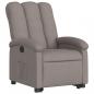 Preview: Relaxsessel mit Aufstehhilfe Taupe Stoff
