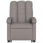 Preview: Relaxsessel mit Aufstehhilfe Taupe Stoff