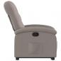 Preview: Relaxsessel mit Aufstehhilfe Taupe Stoff