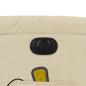 Preview: Massagesessel Elektrisch Creme Stoff