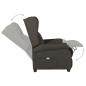 Preview: Massagesessel Taupe Stoff