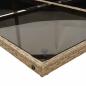Preview: 15-tlg. Garten-Essgruppe mit Kissen Beigemischung Poly Rattan