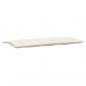 Preview: Gartenbank-Auflagen 2 Stk. Melange Creme 120x50x7 cm Stoff