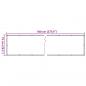 Preview: Balkon-Sichtschutz Anthrazit 700x75 cm PVC