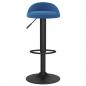 Preview: Barhocker 2 Stk. Blau Samt