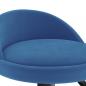 Preview: Barhocker 2 Stk. Blau Samt