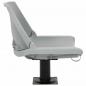 Preview: 4-tlg. Bootssitz-Set Klappbar Kein Kissen Grau 48x51x41 cm