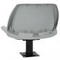 Preview: 4-tlg. Bootssitz-Set Klappbar Kein Kissen Grau 48x51x41 cm