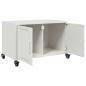 Preview: TV-Schrank Weiß 68x39x43,5 cm Stahl
