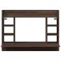 Preview: Wand-Schreibtisch Braun Eichen-Optik 105x48x75 cm Holzwerkstoff