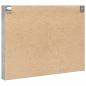 Preview: Vitrinenschrank Betongrau 100x8,5x75 cm Holzwerkstoff