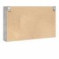 Preview: Vitrinenschrank Betongrau 100x15x58 cm Holzwerkstoff