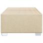 Preview: Bettgestell Creme 80x200 cm Stoff