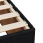 Preview: Boxspringbett mit Matratze Schwarz 90x200 cm Stoff