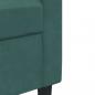 Preview: 3-Sitzer-Sofa Dunkelgrün 180 cm Samt