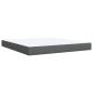 Preview: Boxspringbett mit Matratze Dunkelgrau 180x200 cm Stoff