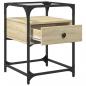 Preview: Nachttische 2 Stk. Sonoma-Eiche 40x40x55 cm Holzwerkstoff