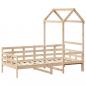 Preview: Tagesbett mit Dach 90x200 cm Massivholz Kiefer