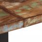 Preview: Bank 160 cm Massives Altholz und Stahl