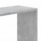Preview: Bücherregal 5 Böden Betongrau 45x23,5x162,5 cm Holzwerkstoff