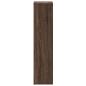 Preview: Bücherregal Braun Eichen-Optik 50x25x105 cm Holzwerkstoff