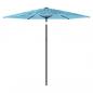 Preview: Sonnenschirm mit Stahlmast Blau 223x223x213 cm