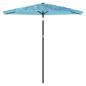 Preview: Sonnenschirm mit Stahlmast Blau 223x223x213 cm