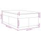 Preview: Boxspringbett mit Matratze Dunkelbraun 140x200 cm Stoff