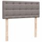 Preview: Boxspringbett mit Matratze Taupe 120x190 cm Stoff