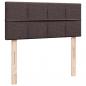 Preview: Boxspringbett mit Matratze Dunkelbraun 120x200 cm Stoff