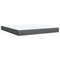 Preview: Boxspringbett mit Matratze Dunkelgrau 180x200 cm Stoff