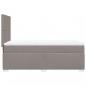 Preview: Boxspringbett mit Matratze Taupe 100x200 cm Stoff