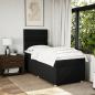 Preview: Boxspringbett mit Matratze Schwarz 90x200 cm Stoff