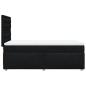 Preview: Boxspringbett mit Matratze Schwarz 90x200 cm Stoff