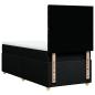 Preview: Boxspringbett mit Matratze Schwarz 90x200 cm Stoff