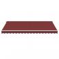 Preview: Markise Automatisch mit LED Weinrot 450x350 cm