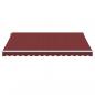 Preview: Markise Automatisch mit LED Weinrot 400x300 cm