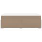 Preview: Boxspringbett mit Matratze Cappuccino-Braun 90x200cm Kunstleder