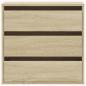 Preview: Kommode Sonoma-Eiche 60x41x58 cm Holzwerkstoff