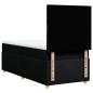 Preview: Boxspringbett mit Matratze Schwarz 90x200 cm Stoff