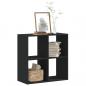 Preview: ARDEBO.de - Bücherregal Schwarz 68,5x32x68,5 cm Holzwerkstoff