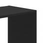 Preview: Bücherregal Schwarz 68,5x32x68,5 cm Holzwerkstoff