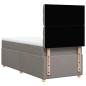 Preview: Boxspringbett mit Matratze Taupe 100x200 cm Stoff