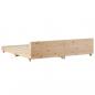 Preview: Massivholzbett ohne Matratze 180x200 Kiefernholz