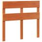 Preview: Massivholzbett ohne Matratze Wachsbraun 100x200 Kiefernholz