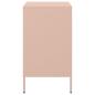 Preview: Nachttische 2 Stk. Rosa 36x39x68 cm Stahl